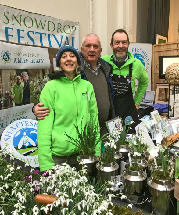 At the RHS Early Spring show in 2018 - Shaftesbury Snowdrops